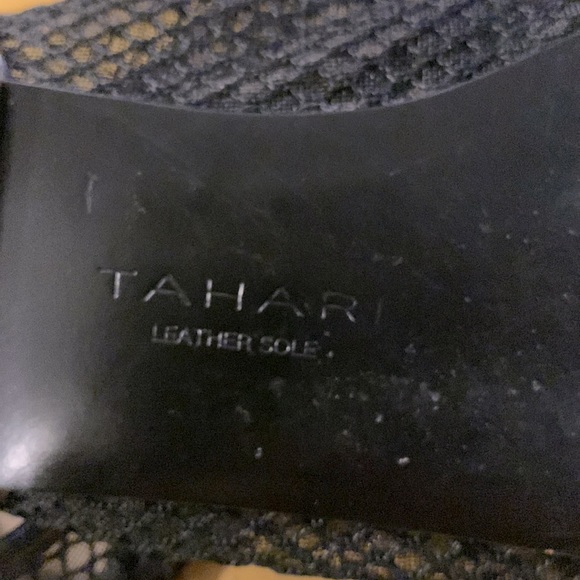 Tahari Black Leather Sole Ballet Flats - Picture 5 of 5
